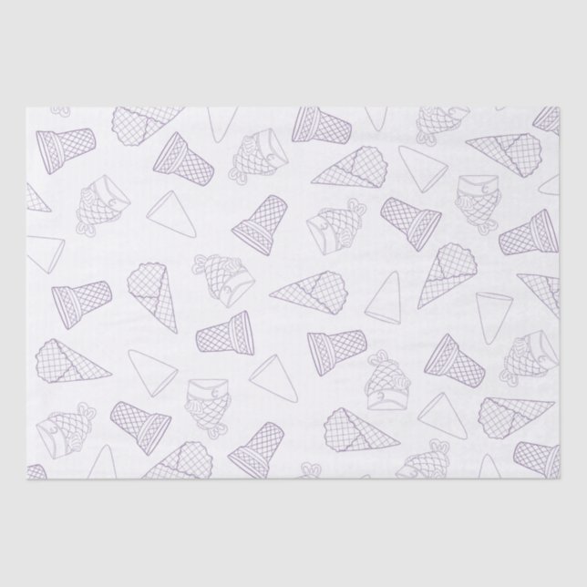 Einfach Lila Gewebepapier verwenden  Seidenpapier (Vorderseite)