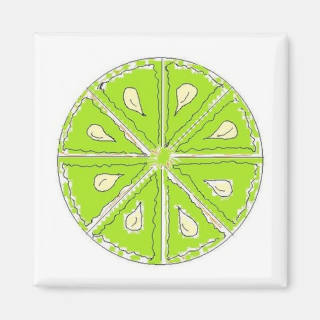 Einfach Limette Magnet (Vorne)