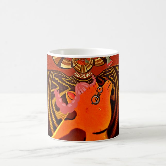 Einfach lustig Giraffenbild Kaffeetasse (Mittel)