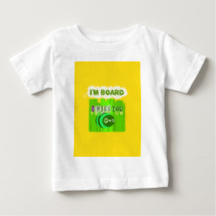 Einfach Lustig Ich Vermisse Dich Ich Langweile Mic Baby T-shirt