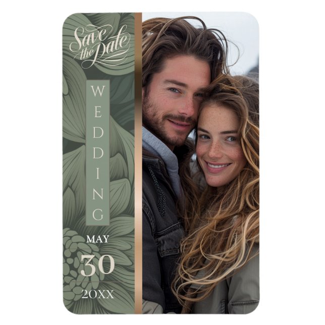 Einfach Luxe Bloom Flexible Foto Magnet setzen (Vertikal)