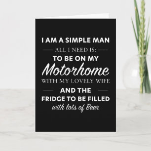 Einfach Mann Alles, was ich brauche, ist mein Moto Karte