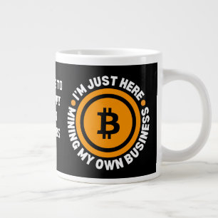 EINFACH MEIN EIGENES BUSINESS-Fun-Bitcoin Jumbo-Tasse