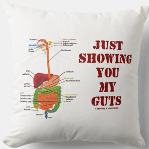 Einfach meine Gedanken zeigen (Digestive System Sp Kissen