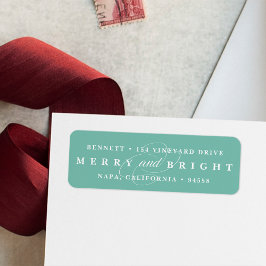 Einfach Merry Mint | Ferien-Rücksendeadresse