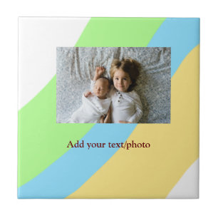 einfach minimal ADD YOUR PHOTO TEXT WEIHNACHTEN ge Fliese