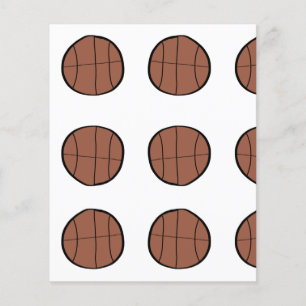 einfach minimal Basketball Baseball Bronn individu Flyer