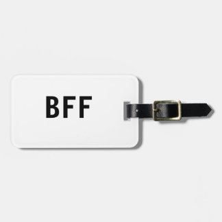 Einfach minimal BFF beste Freunde Familie eigener  Gepäckanhänger