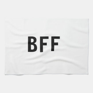Einfach minimal BFF beste Freunde Familie eigener  Geschirrtuch