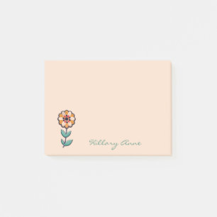 Einfach Minimal Cute Floral Modern Trendy Post-it Klebezettel