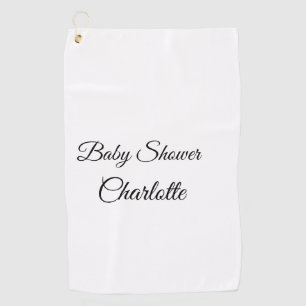 EINFACH MINIMAL.CUTIE NAME HINZUFÜGEN BABY Baby Sh Golfhandtuch
