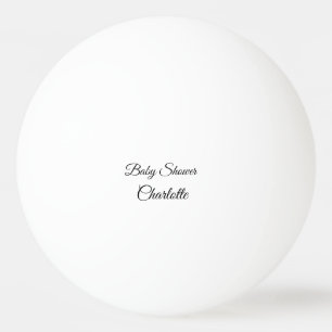 EINFACH MINIMAL.CUTIE NAME HINZUFÜGEN BABY Baby Sh Tischtennisball