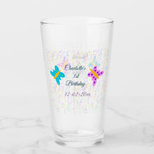 EINFACH MINIMAL.CUTIE NAME HINZUFÜGEN BABY herzlic Glas