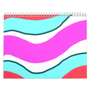 einfach minimal farbenfroh rot benutzerdefiniert p kalender