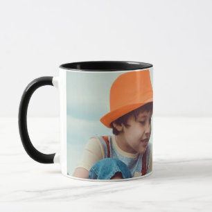 Einfach MINIMAL Foto hinzufügen Weihnachten Tasse