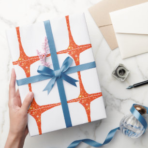 Einfach minimal Foto Text Glitter Glanz hinzufügen Geschenkpapier