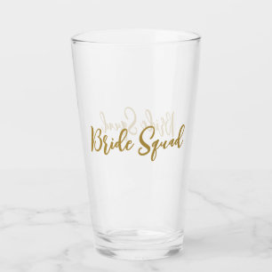 einfach minimal füge deinen Namen Text Brautjungfe Glas
