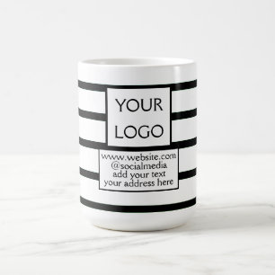 einfach minimal Fügen Sie hier Ihr Logo/Design ein Kaffeetasse