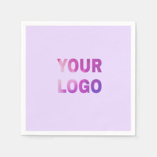 einfach minimal fügen Sie hier Ihr Logo/Design Tex Serviette
