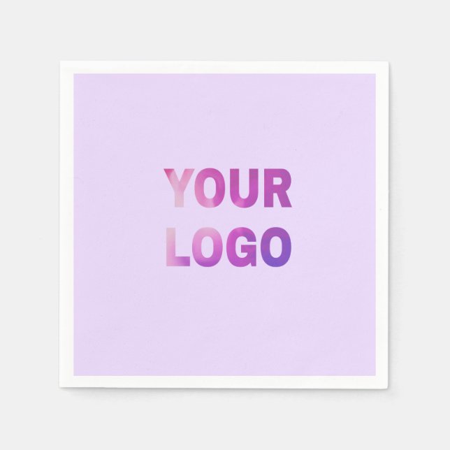einfach minimal fügen Sie hier Ihr Logo/Design Tex Serviette (Vorderseite)