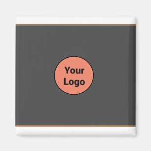 EINFACH MINIMAL FÜGEN SIE IHREN LOGO CUSTOM TEXT H MAGNET