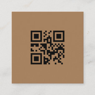 EINFACH MINIMAL FÜGEN SIE IHREN LOGO CUSTOM TEXT H QUADRATISCHE VISITENKARTE