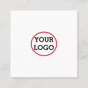 EINFACH MINIMAL FÜGEN SIE IHREN LOGO CUSTOM TEXT H TELEFONNUMMERKARTE