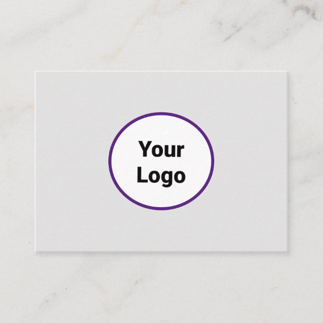 EINFACH MINIMAL FÜGEN SIE IHREN LOGO CUSTOM TEXT H TELEFONNUMMERKARTE (Vorderseite)