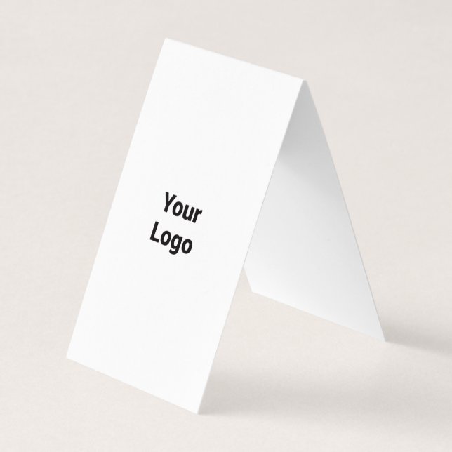 EINFACH MINIMAL FÜGEN SIE IHREN LOGO CUSTOM TEXT H VISITENKARTEN (Vorderseite)