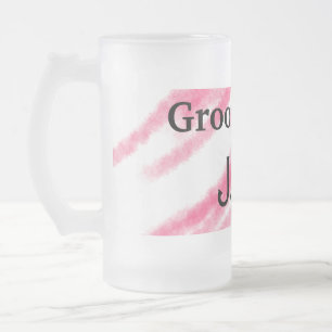 EINFACH MINIMAL Fügen Sie Ihren Namen ein, benutze Mattglas Bierglas