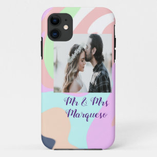 einfach minimal fügen Sie Ihren Namen Foto Pastell Case-Mate iPhone Hülle