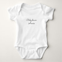 einfach minimal fügen Sie Ihren Namen Text Baby Sh