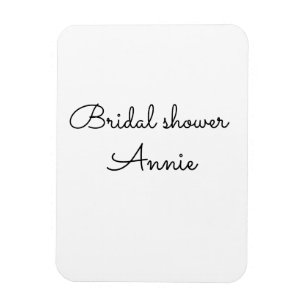 einfach minimal Fügen Sie Ihren Namen Text Jungges Magnet