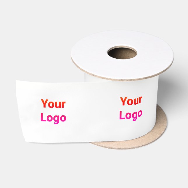 einfach minimal fügen sie ihren text monogramm nam satinband (Spule)