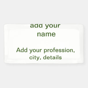 Einfach minimal grün füge deinen Text Namen Foto h Banner