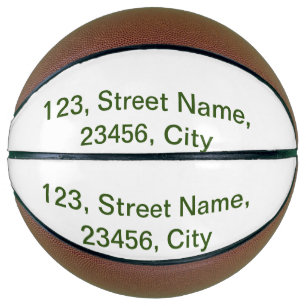 Einfach minimal grün füge deinen Text Namen Foto h Basketball