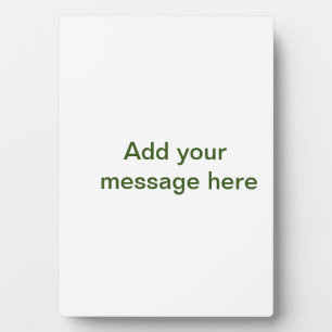 Einfach minimal grün füge deinen Text Namen Foto h Fotoplatte