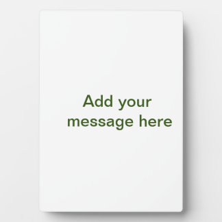 Einfach minimal grün füge deinen Text Namen Foto h Fotoplatte