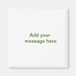 Einfach minimal grün füge deinen Text Namen Foto h Magnet