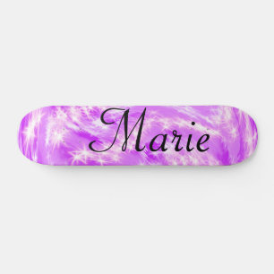 einfach minimal hellpastellrosa fügen Sie Ihren Na Skateboard