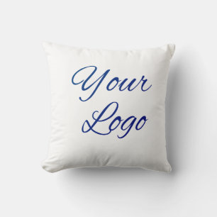 einfach minimal hier Logo/Design einfügen Text Kissen