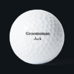 Einfach MINIMAL Ihren Namen benutzerdefinierten Tr Golfball<br><div class="desc">Gestaltung</div>