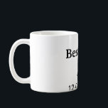 Einfach MINIMAL Ihren Namen benutzerdefinierten Tr Kaffeetasse<br><div class="desc">Gestaltung</div>