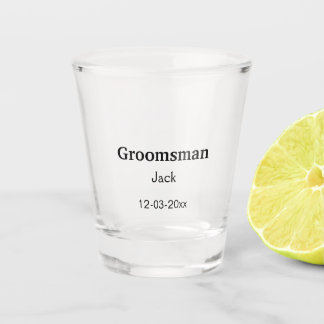 Einfach MINIMAL Ihren Namen benutzerdefinierten Tr Schnapsglas