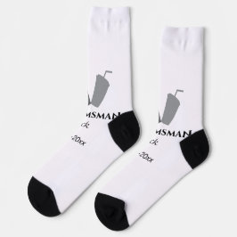 Einfach MINIMAL Ihren Namen benutzerdefinierten Tr Socken
