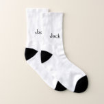 Einfach MINIMAL Ihren Namen benutzerdefinierten Tr Socken<br><div class="desc">design</div>