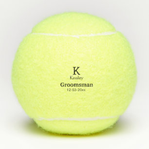 Einfach MINIMAL Ihren Namen benutzerdefinierten Tr Tennisbälle