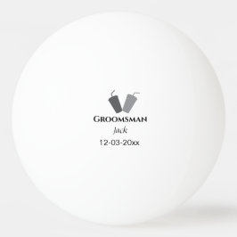 Einfach MINIMAL Ihren Namen benutzerdefinierten Tr Tischtennisball