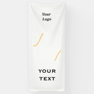 EINFACH MINIMAL MODERN MONOGRAMM ELEGANTES STIL CH BANNER