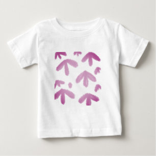 EINFACH MINIMAL MODERNES MONOGRAMM ELEGANTER STIL BABY T-SHIRT